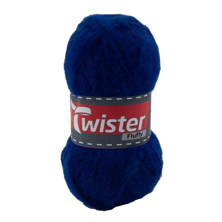 Twister Fluffy 50g - flauschige Wolle 55 - Royal Blau Lieblingsgarn