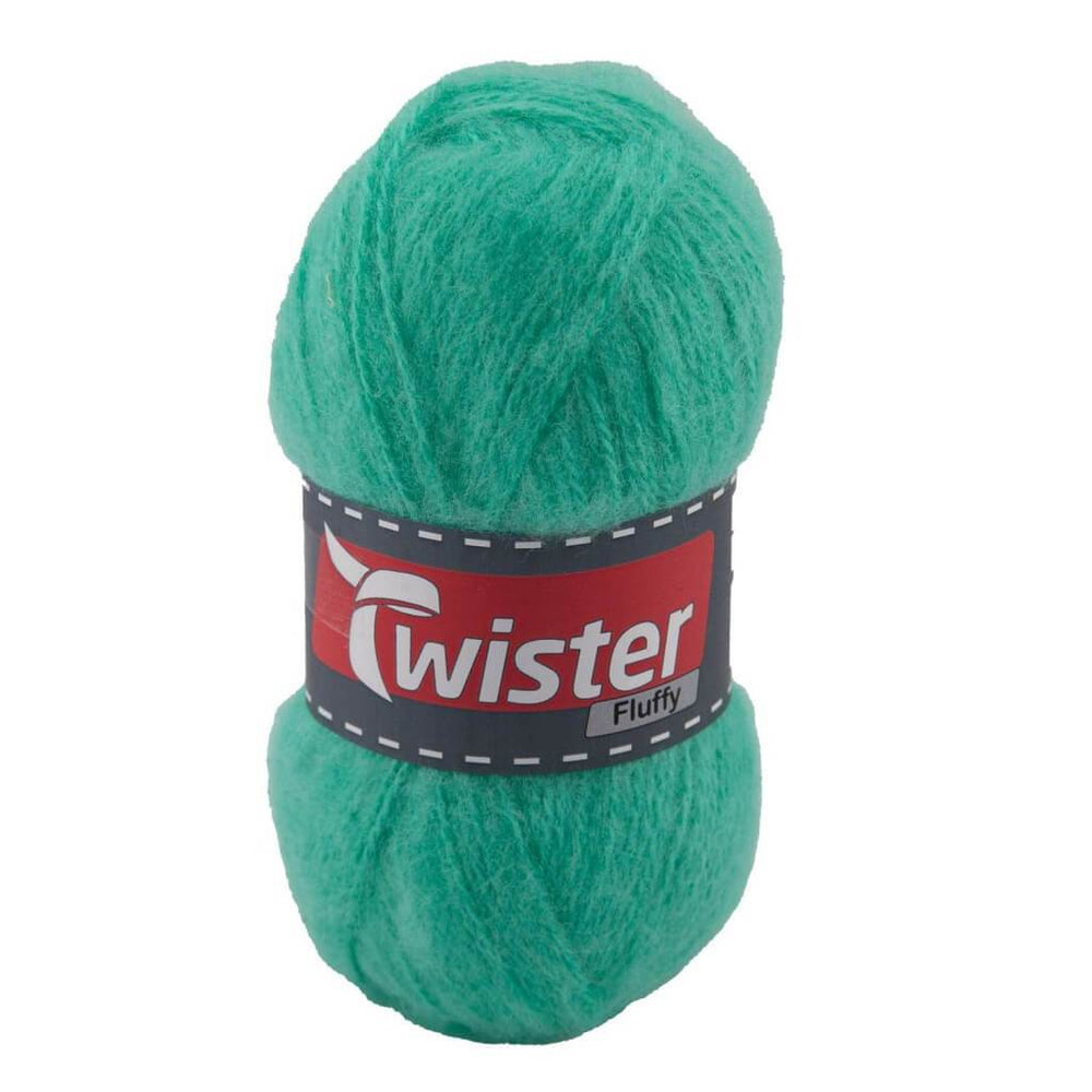 Twister Fluffy 50g - flauschige Wolle 72 - Smaragd Grün Lieblingsgarn