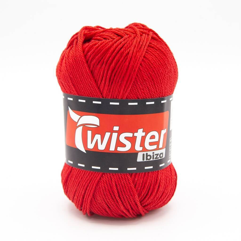 Twister Ibiza Uni 50g 35 - Rot Lieblingsgarn