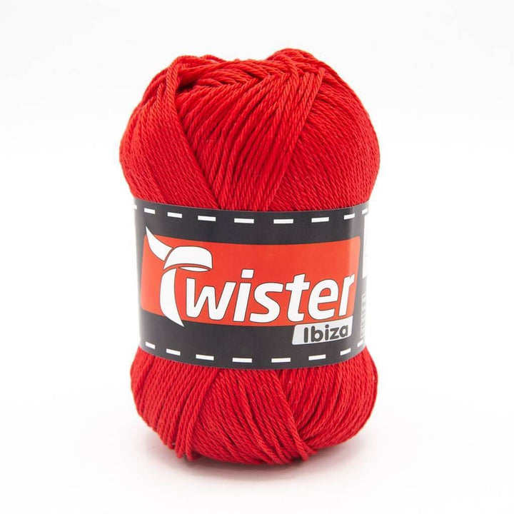 Twister Ibiza Uni 50g 35 - Rot Lieblingsgarn