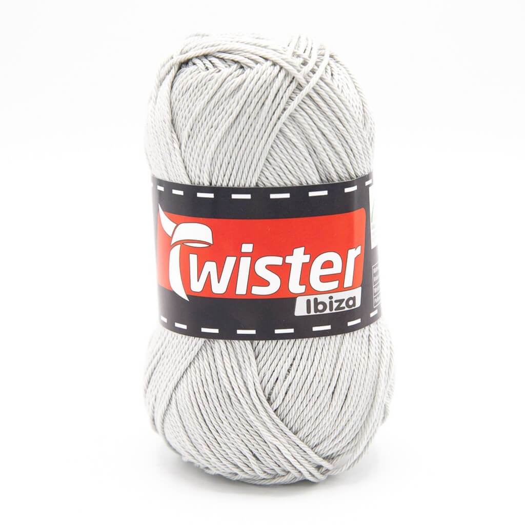 Twister Ibiza Uni 50g 92 - Silber Lieblingsgarn