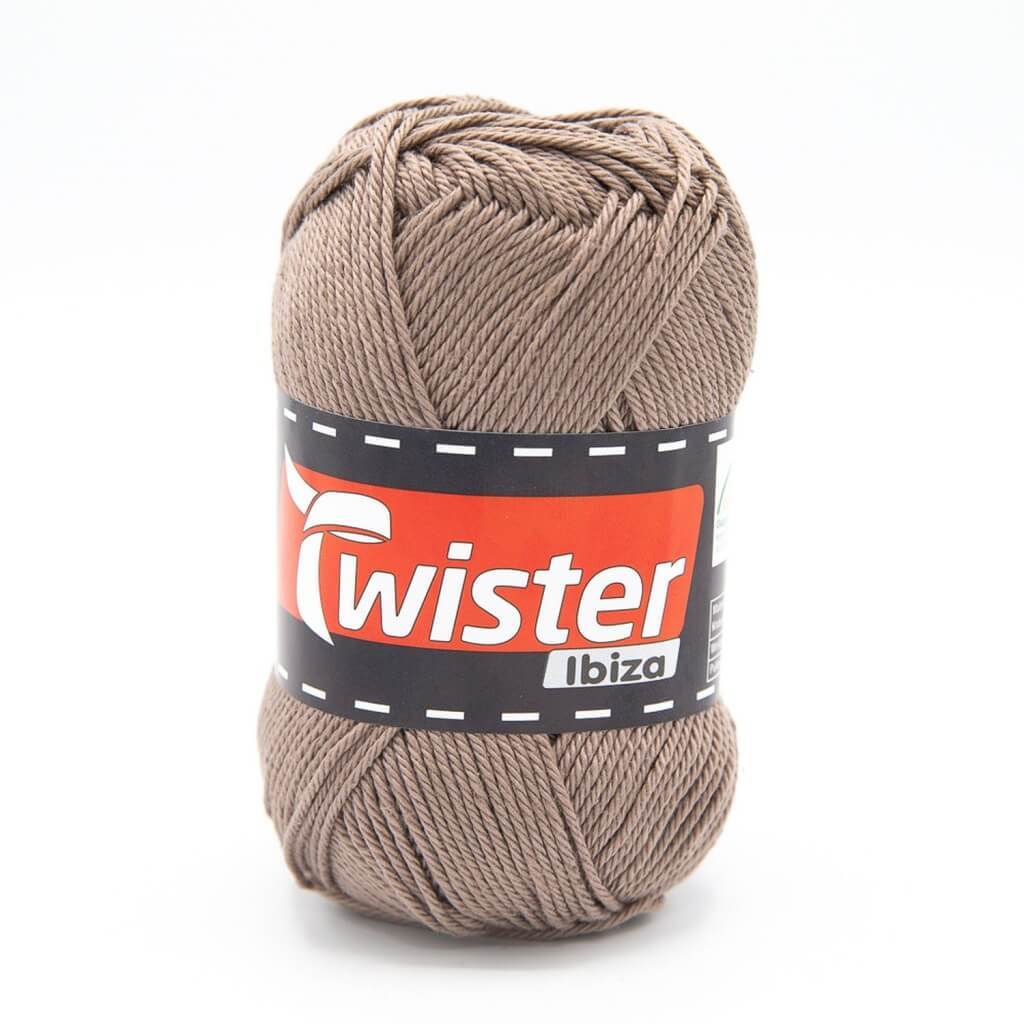 Twister Ibiza Uni 50g 83 - Taupe Lieblingsgarn