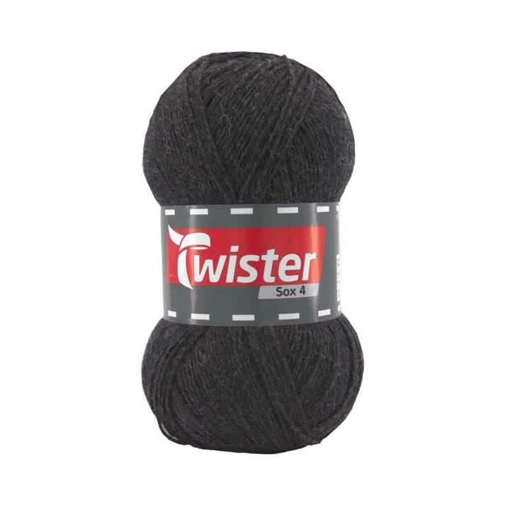 Twister Sox 100g Uni - Sockenwolle 19 - Anthrazit Lieblingsgarn