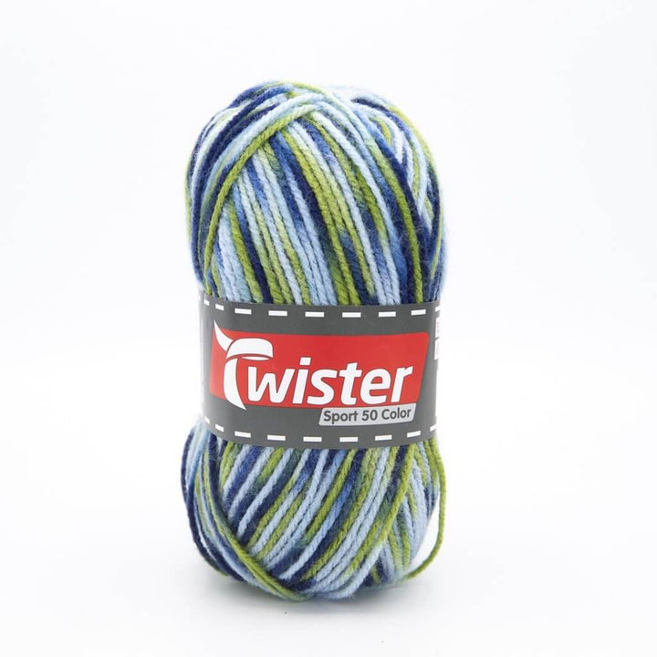 Twister Sport 50 Color 03 - Grün/Blau Lieblingsgarn