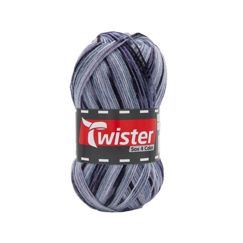 Twister Sox Color 100g - Bunte Sockenwolle 114 - Bleu Multi Lieblingsgarn