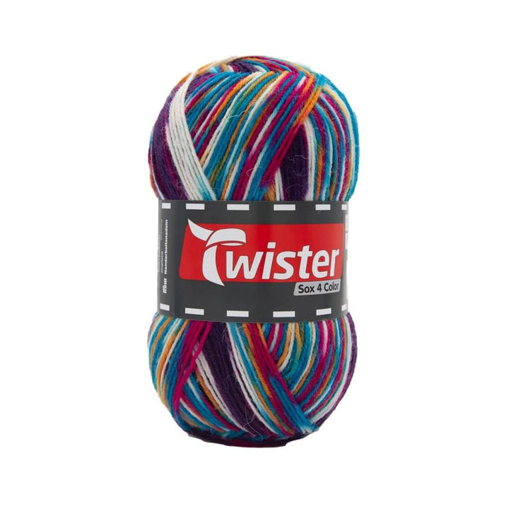 Twister Sox Color 100g - Bunte Sockenwolle 125 - Pink Multi Lieblingsgarn