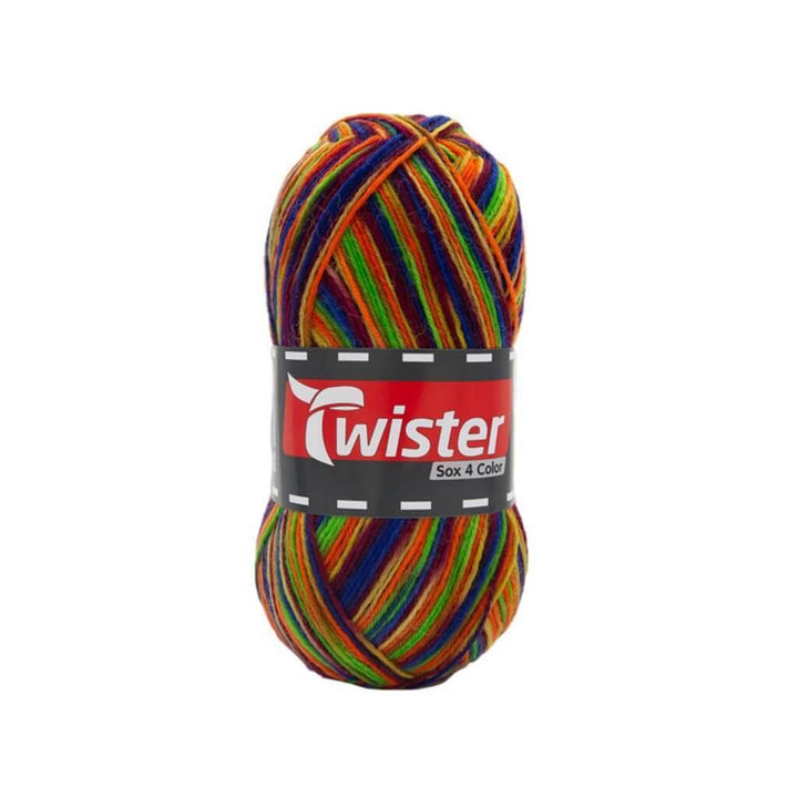 Twister Sox Color 100g - Bunte Sockenwolle 157 - Ringel Clown Lieblingsgarn